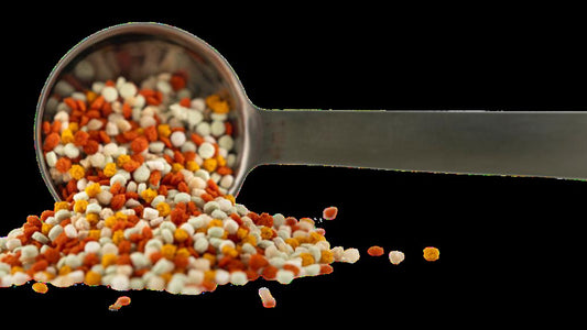 Bioniq GO Swiss-made granules in a measuring scoop