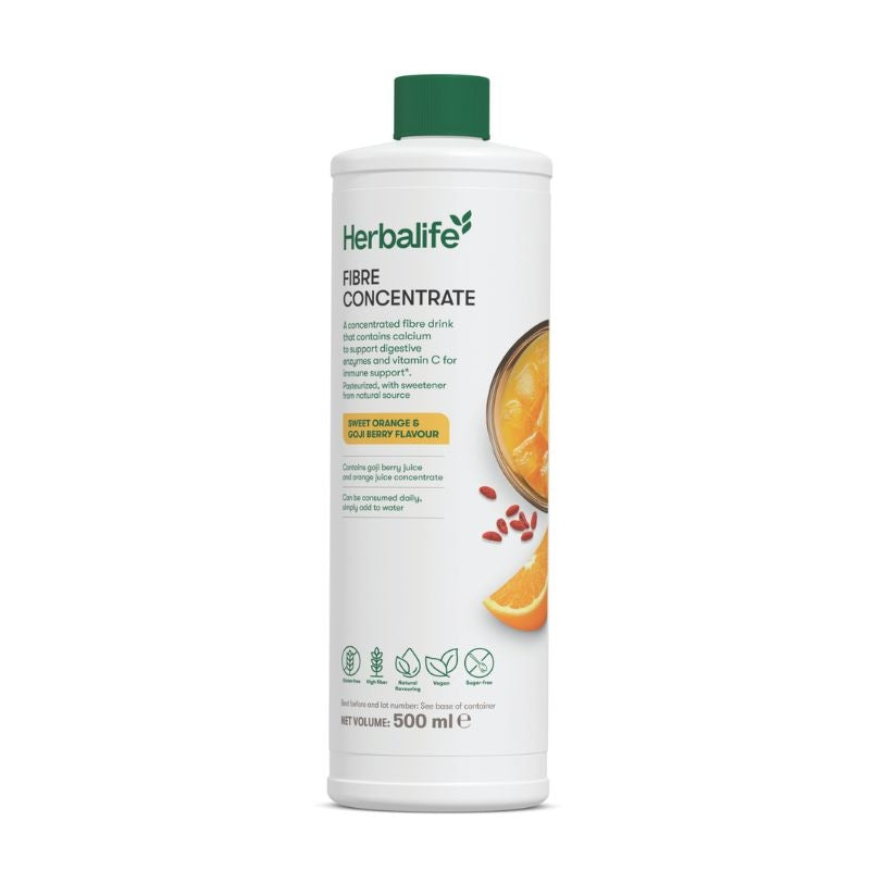 Herbalife Fibre Concentrate Sweet Orange & Goji Berry Flavour 500 ml bottle